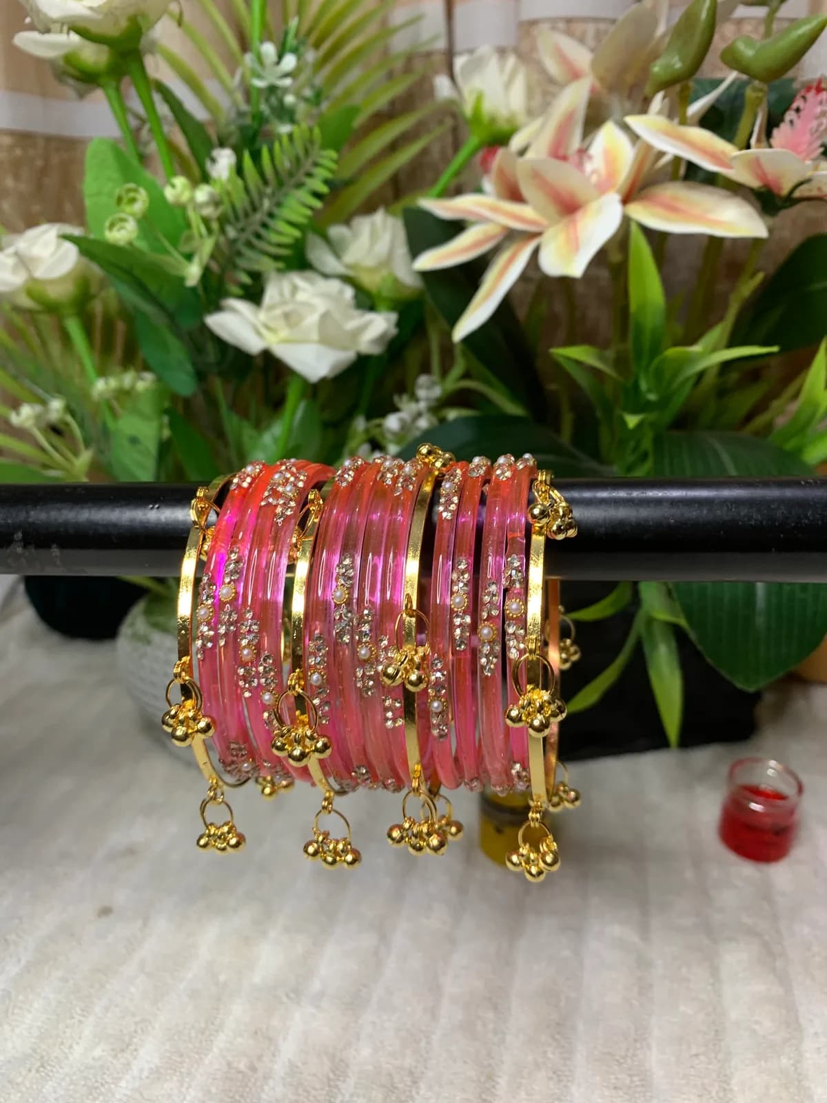 Kashmiri Churi (Moti) - Pink